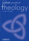 Scottish Journal of Theology cover